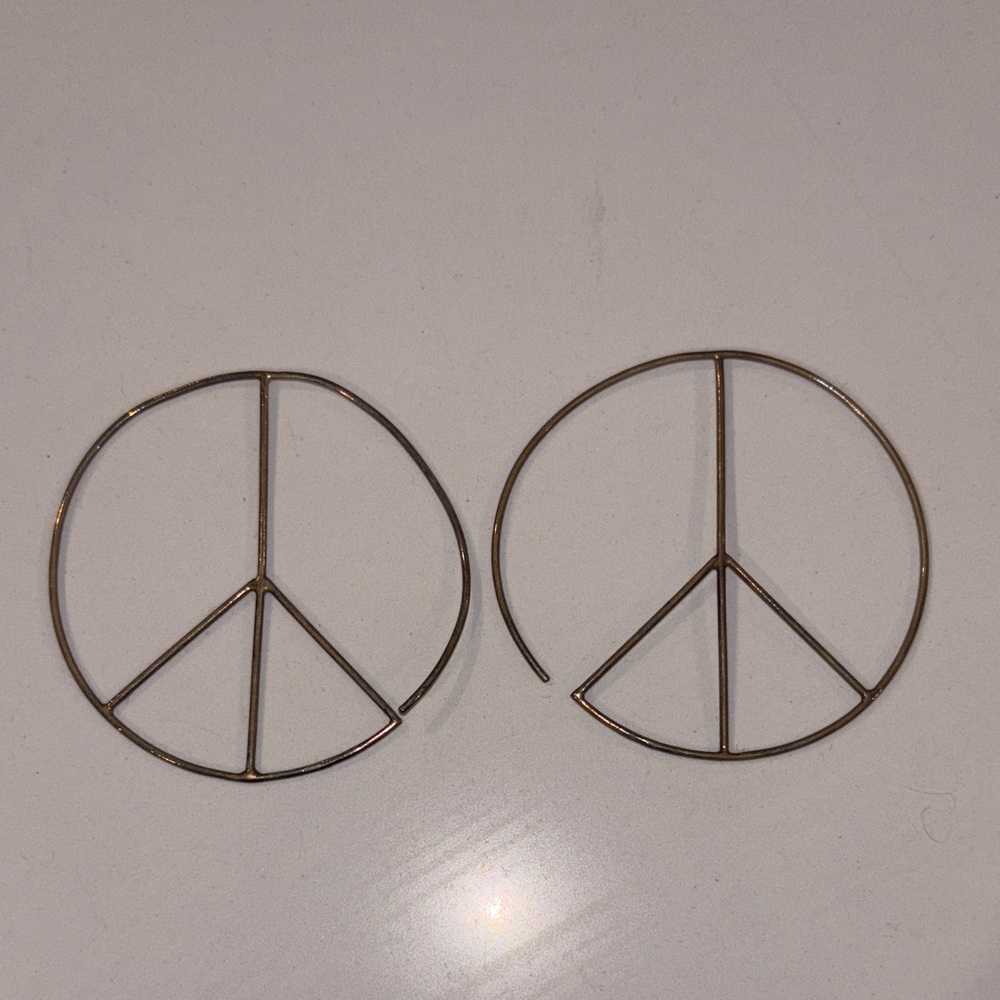 Peace Sign Earrings